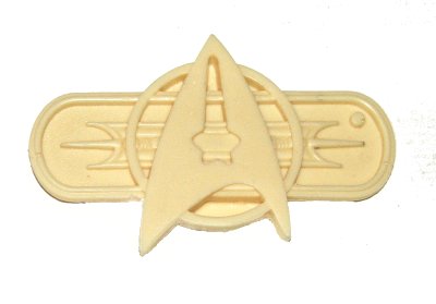 Star trek officers resin insignia pin / badge. Very rare!