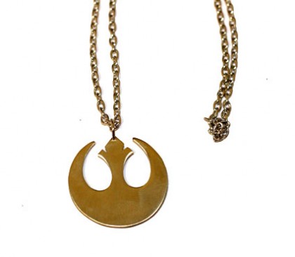 Star wars jedi rebellion logo necklace